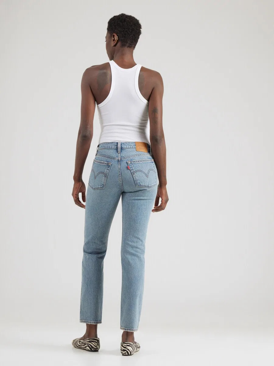 Джинсы LEVI'S Regular 'WEDGIE SLIM' синего цвета — фото 4