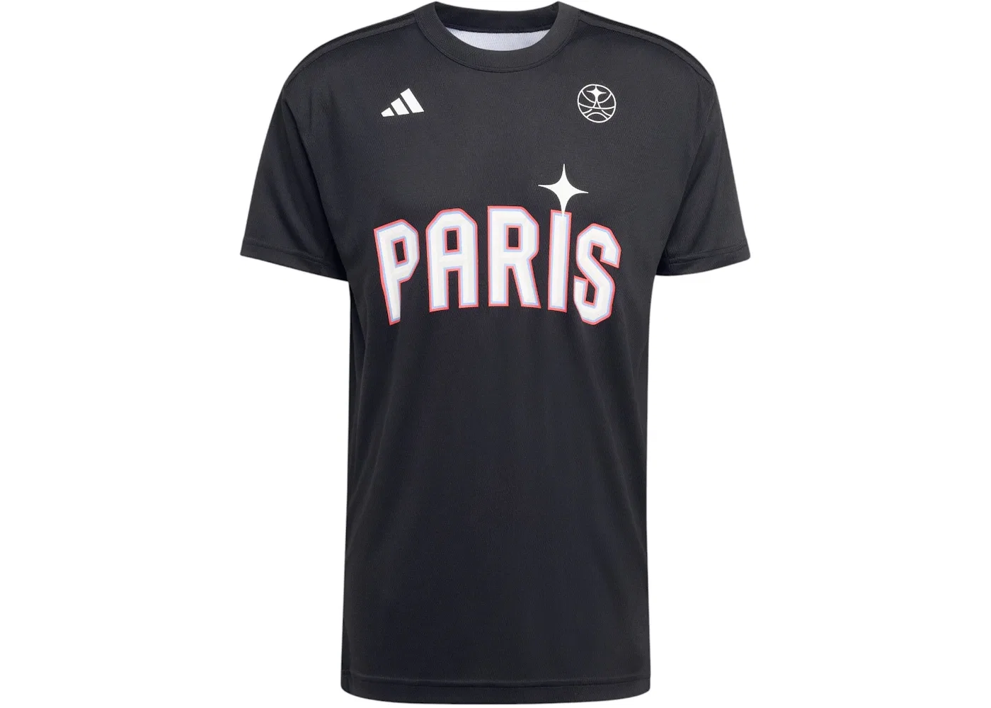Мужская футболка с коротким рукавом Paris Warm Up Short Sleeve Jersey Adidas, Black