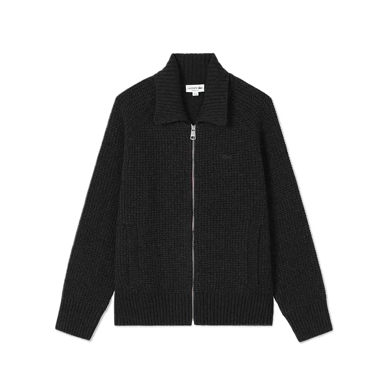 Мужской свитер с воротником Black Lapel LACOSTE, Black