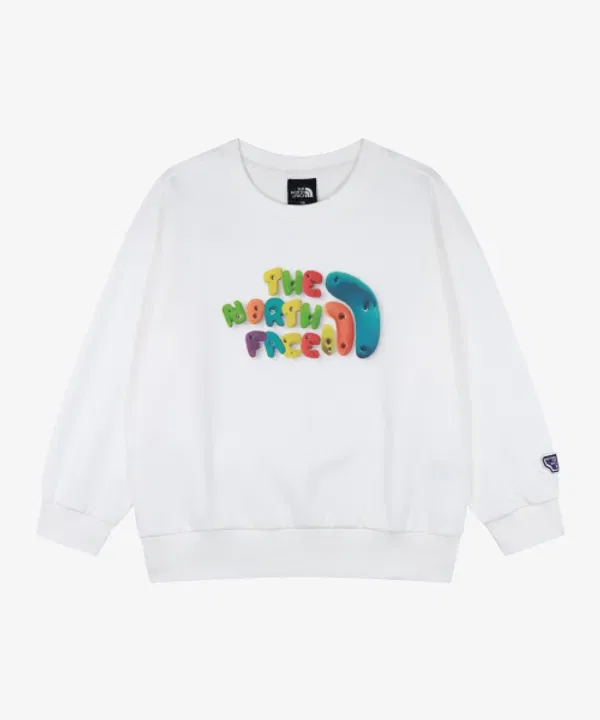 Свитшот детский Color Pass, The North Face Kids, айвори