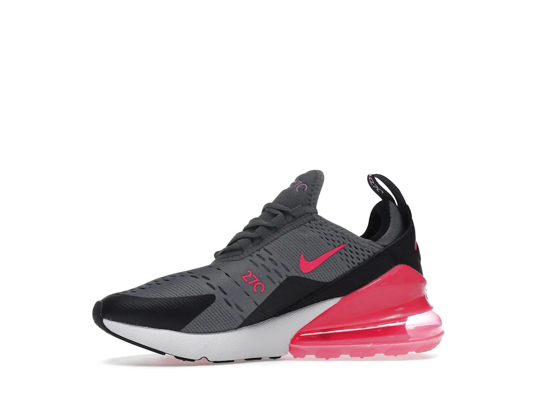 Детские кроссовки Lifestyle с амортизацией Nike Air Max 270, Smoke Grey/Hyper Pink-Black — фото 3