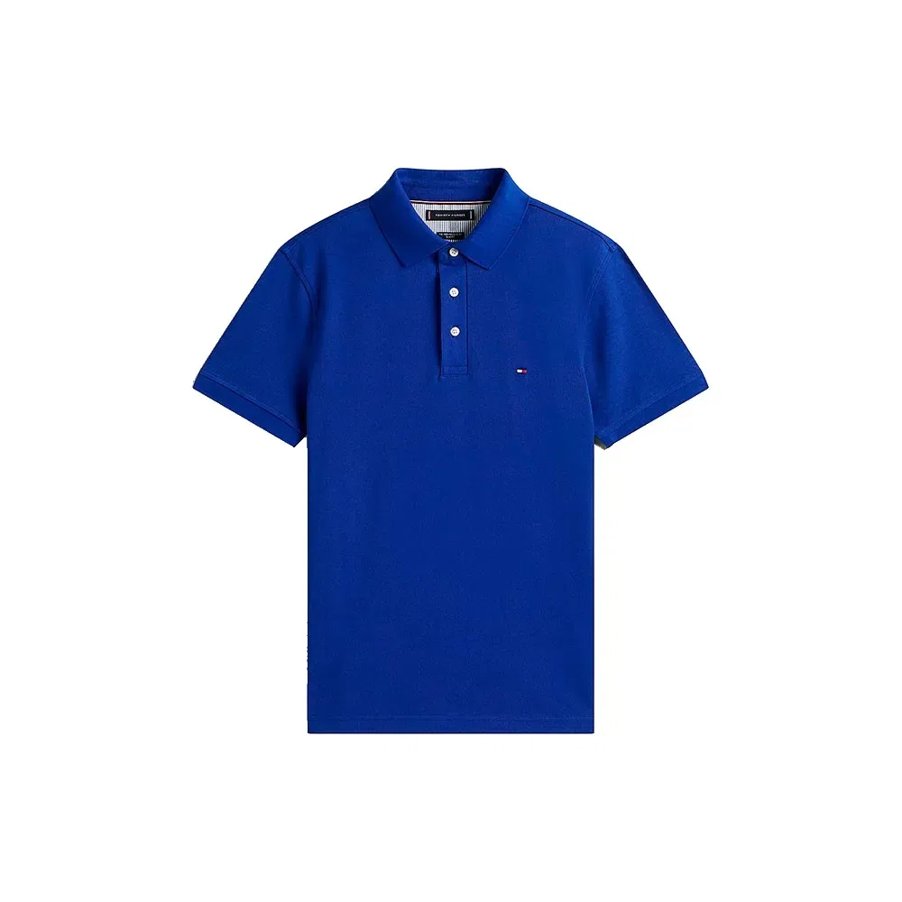 Мужское поло с коротким рукавом 1985 Slim Fit Tommy hilfiger, Blue — фото 3