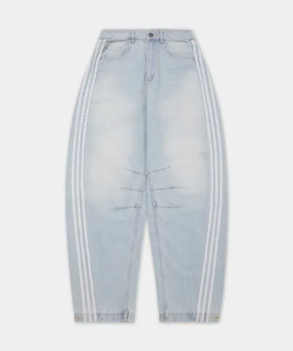 Джинсы с потертостями Adilenium 3, Adidas, Light Denim