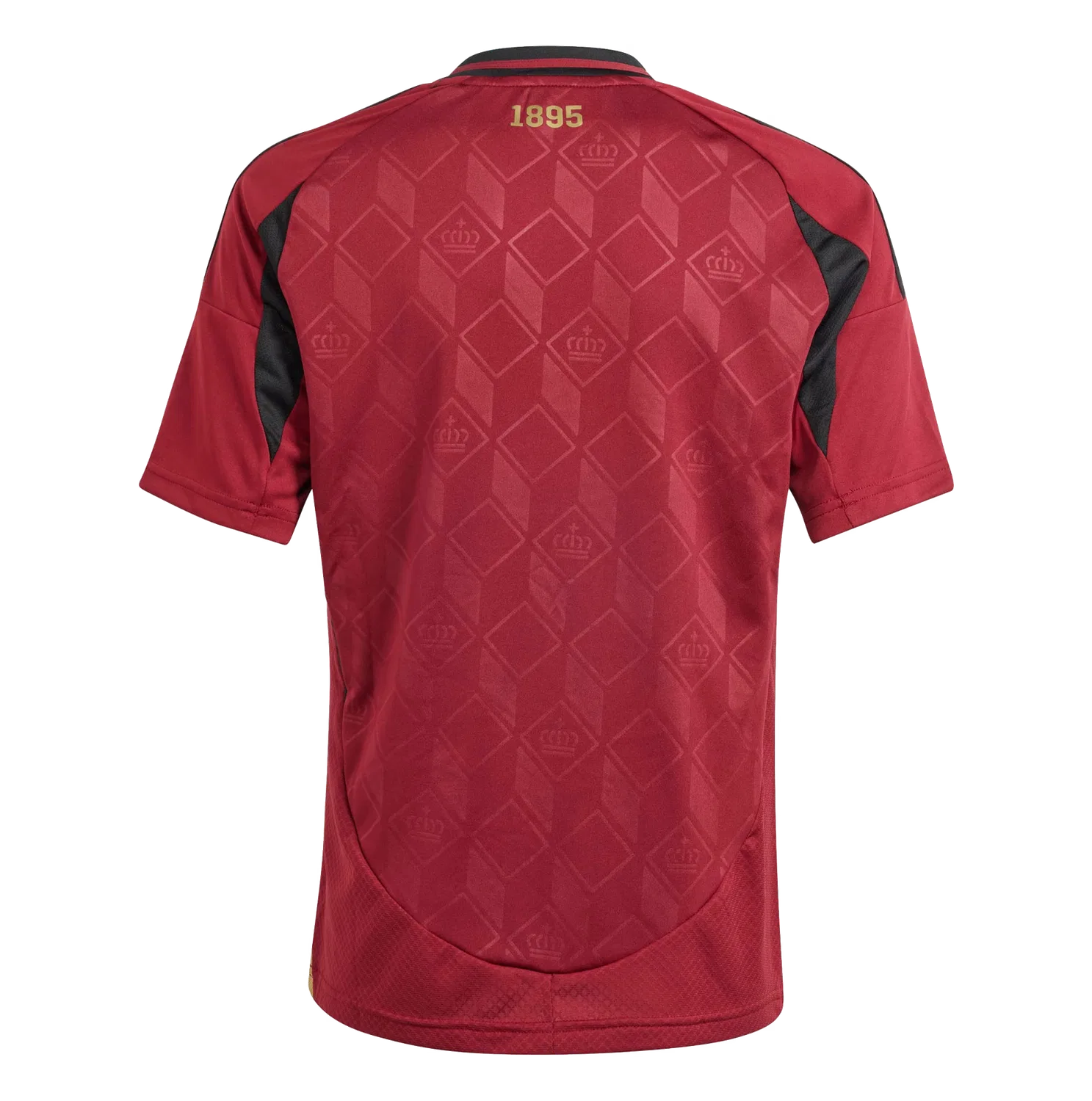 Детская футболка с коротким рукавом Adidas Belgien 24 Heimtrikot, цвет Bordeaux — фото 2