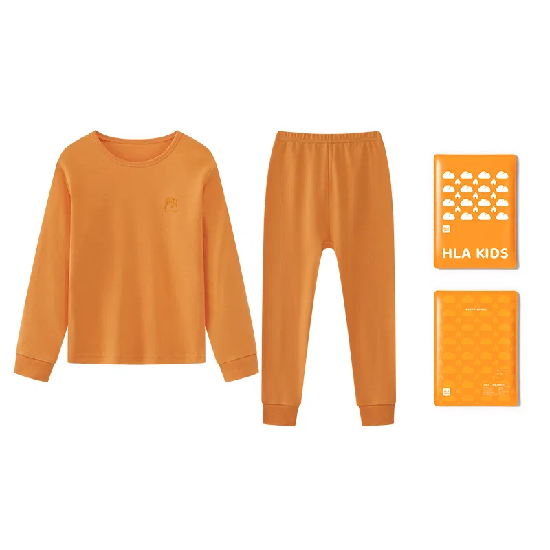 Детский комплект нижнего белья с круглым вырезом HLA, Orange 2003