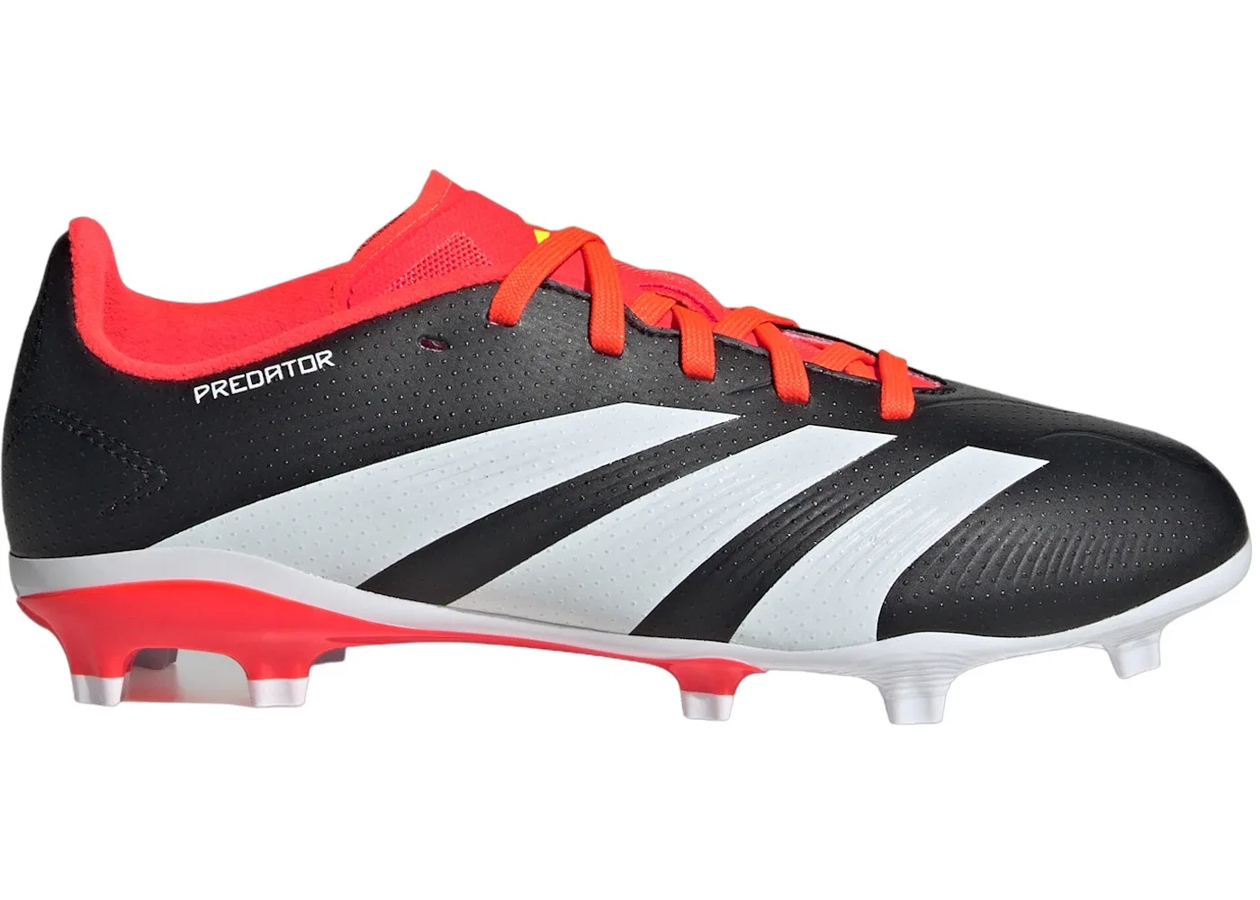 Бутсы Adidas Predator 24 League FG, Core Black Cloud White Solar Red