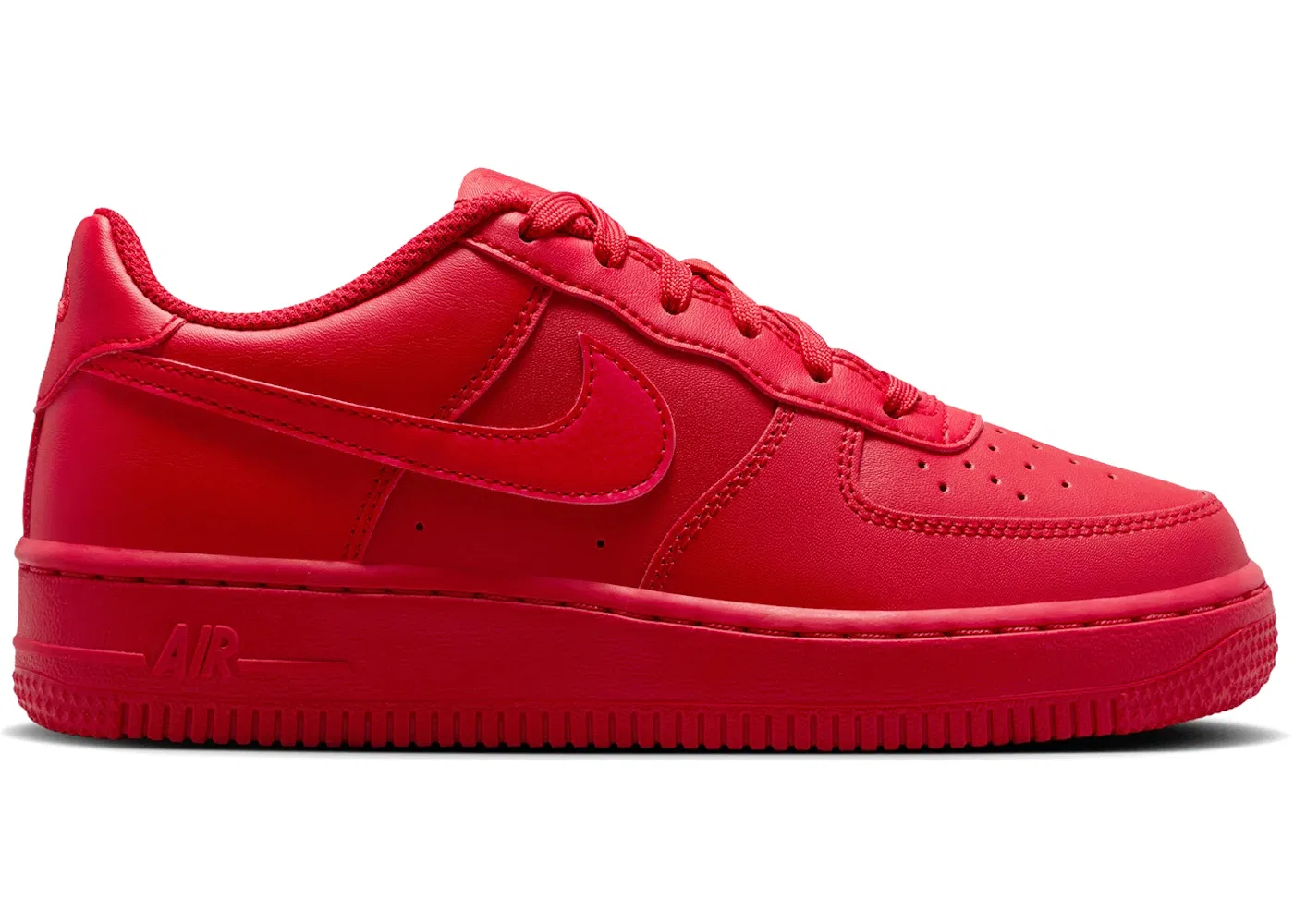 Детские кроссовки Lifestyle с принтом Nike Nike Air Force 1 Low, University Red/Black/University Red