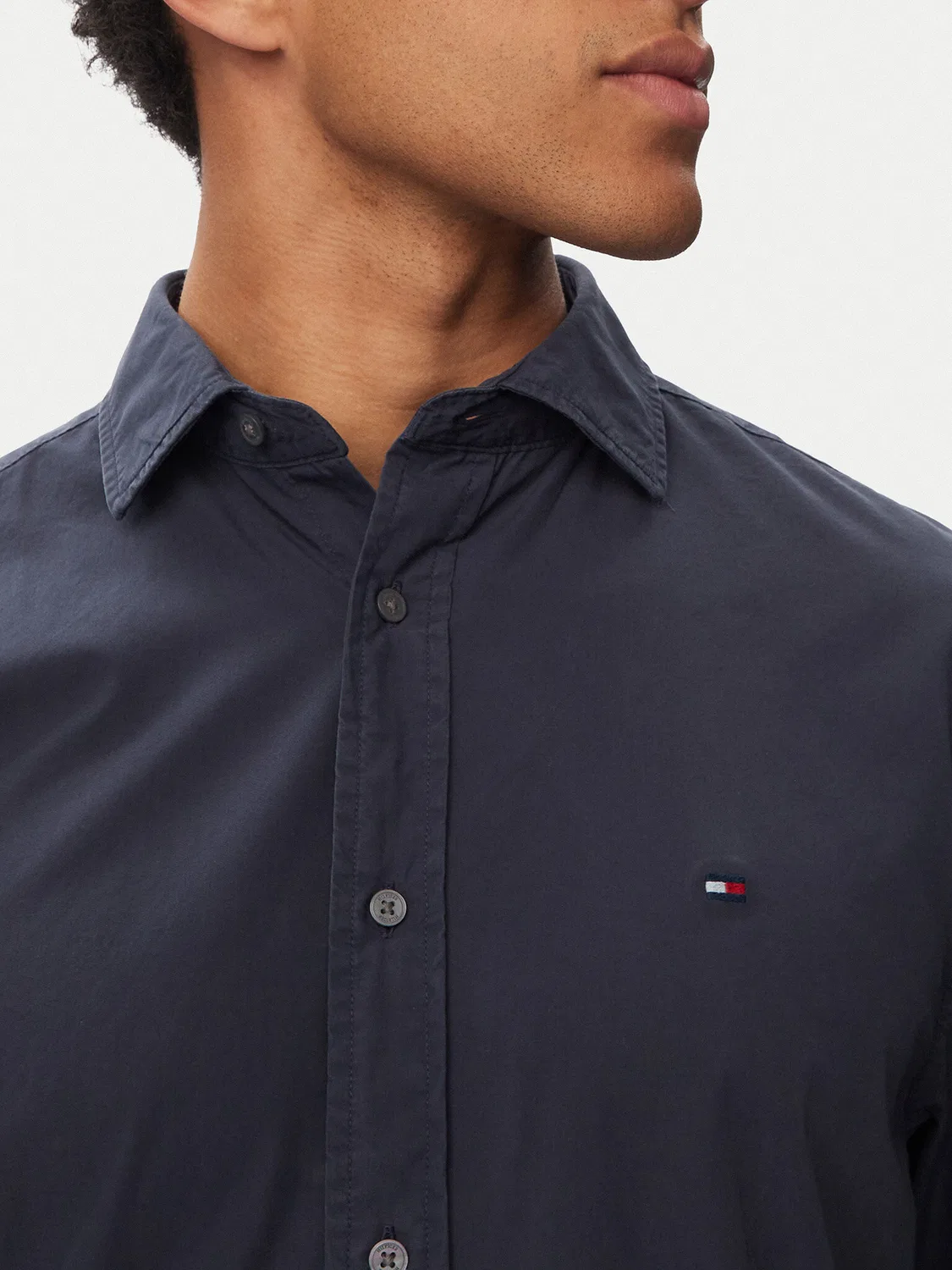 Мужская рубашка стандартного кроя Gmd Tommy Hilfiger, темно-синий — фото 4