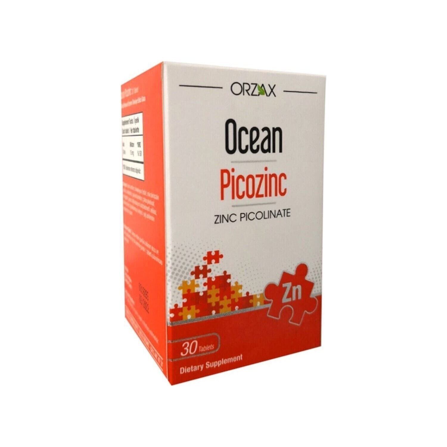 

Добавка Ocean Picozinc Cinko Picolinate, 30 капсул