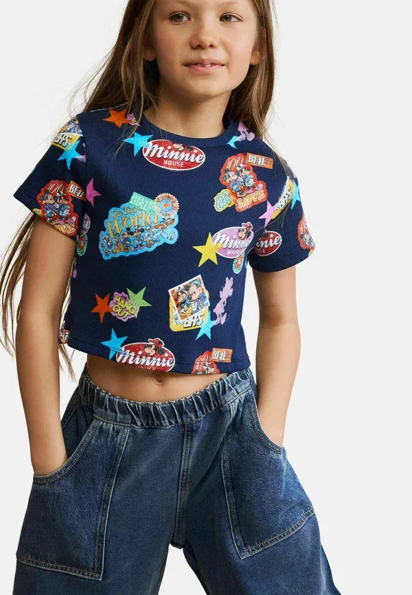 Футболка с принтом Минни Маус - футболка с принтом Desigual, синий — фото 2
