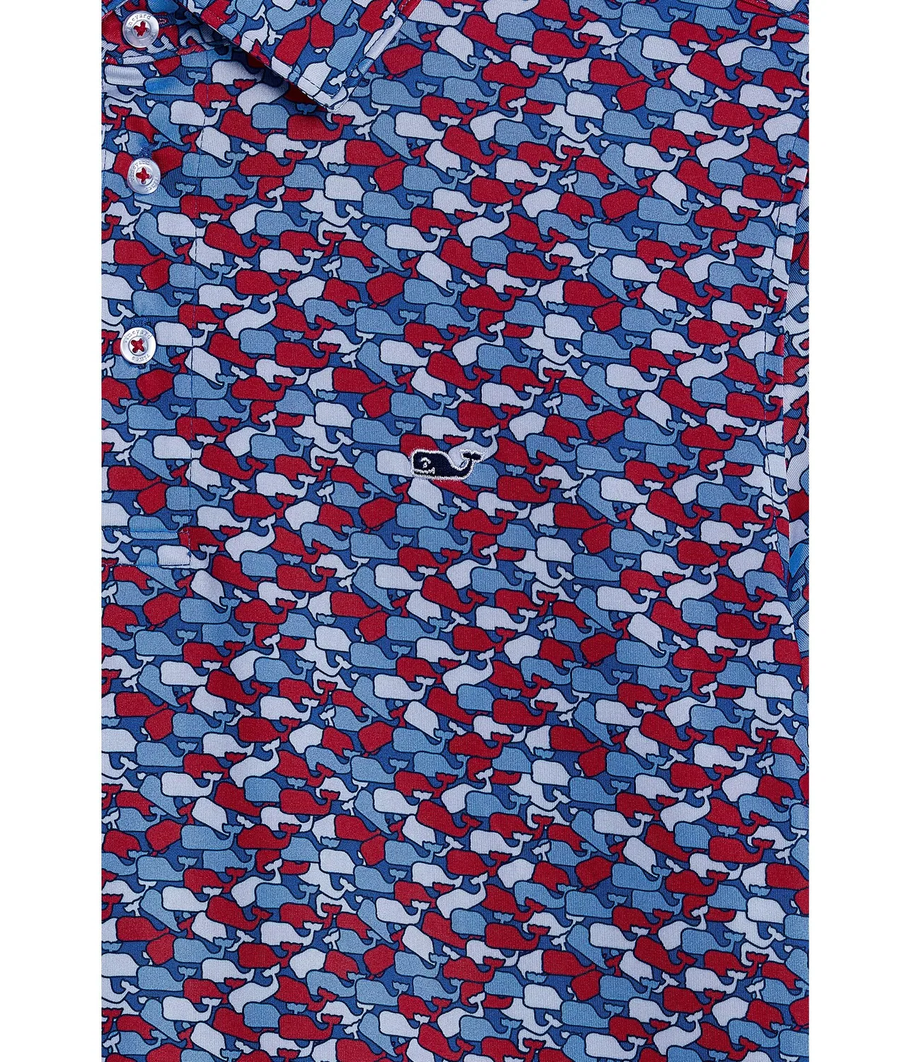 Поло Sankaty с принтом (для малышей/детей постарше) Vineyard Vines Kids, Whales Camo — фото 3