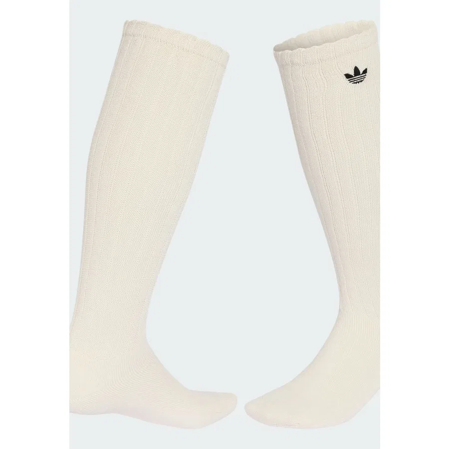 Носки высокие Slouchy High Knee adidas, Белый — фото 4