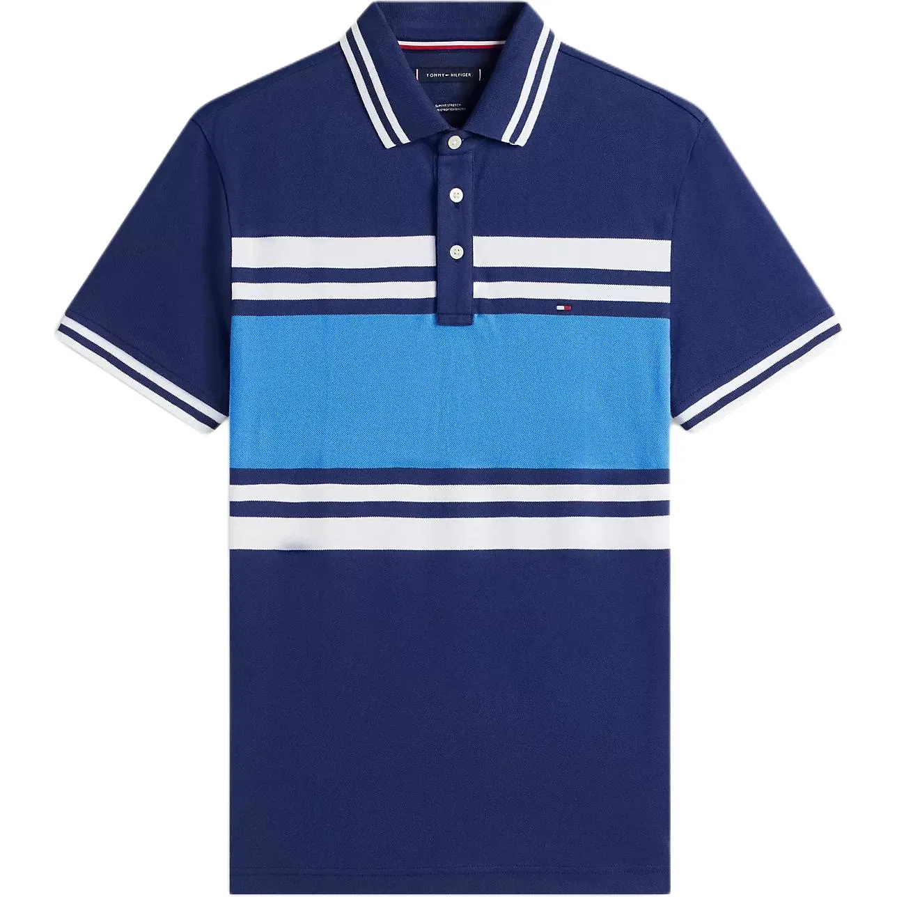 Мужское поло Marine Blue/Blue Tommy Hilfiger