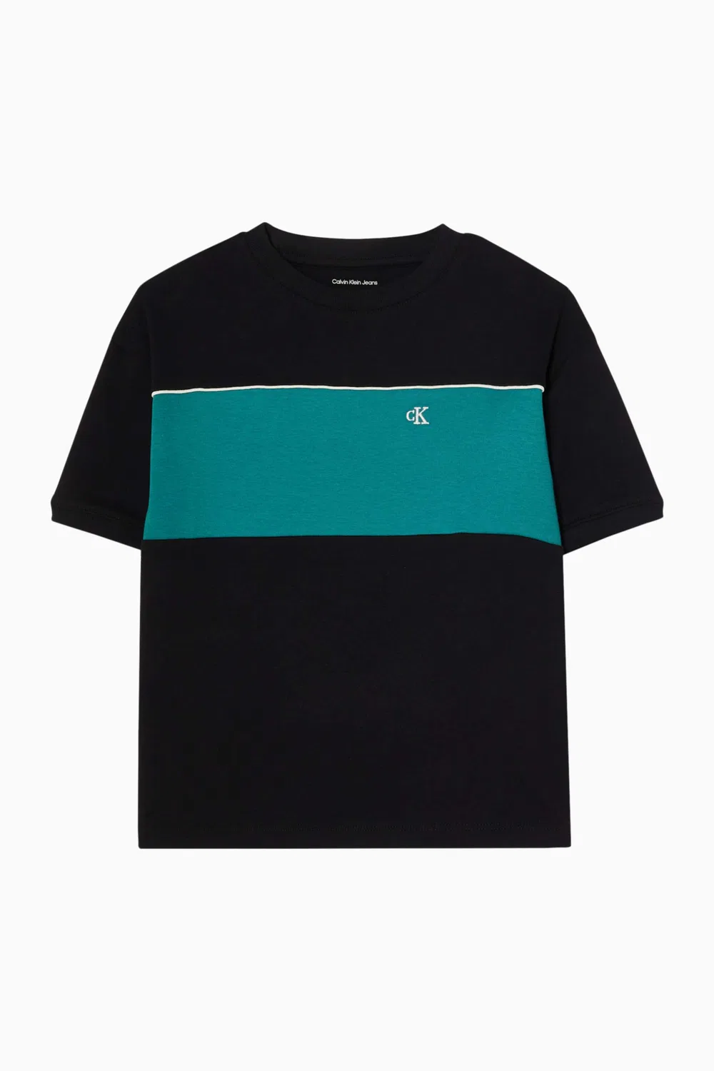 Футболка с цветными блоками Calvin Klein, черный