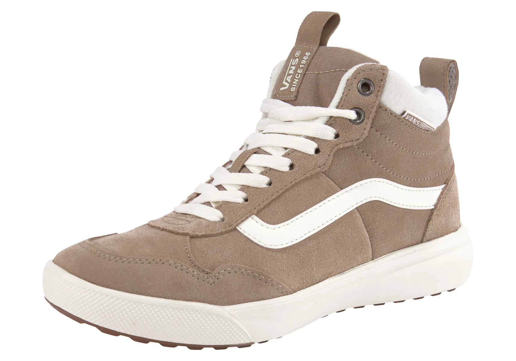 

Кроссовки Vans "Range EXP Hi VansGuard" с тонкой фирменной этикеткой, бежевый
