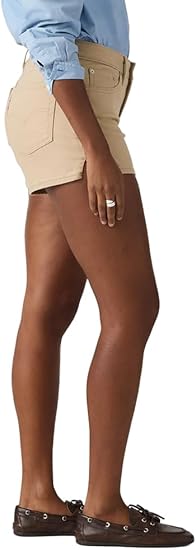 Шорты A-Line Levi's Womens, светло-коричневый — фото 3