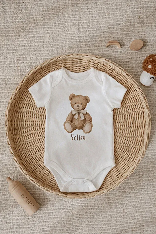 Детское боди для новорожденных хлопковое Astral Baby, White