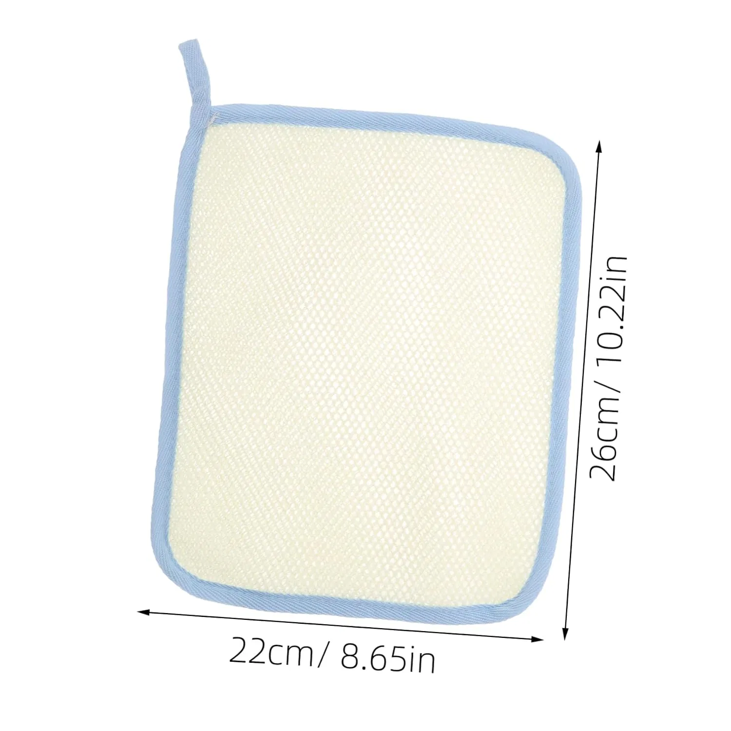 Набор мочалок для душа из 4 штук, Minkissy, 26x22 см, Beige — фото 2