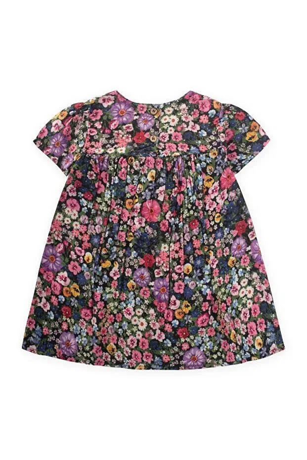 Детское платье для девочек с принтом Cigit, Black — фото 3