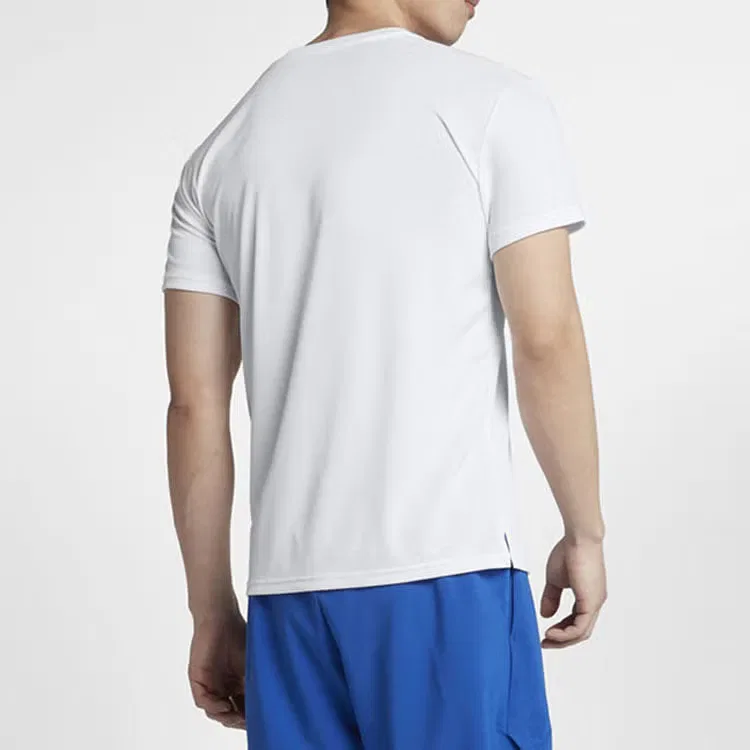 Футболка тренировочная с коротким рукавом Superset Nike, белый — фото 3