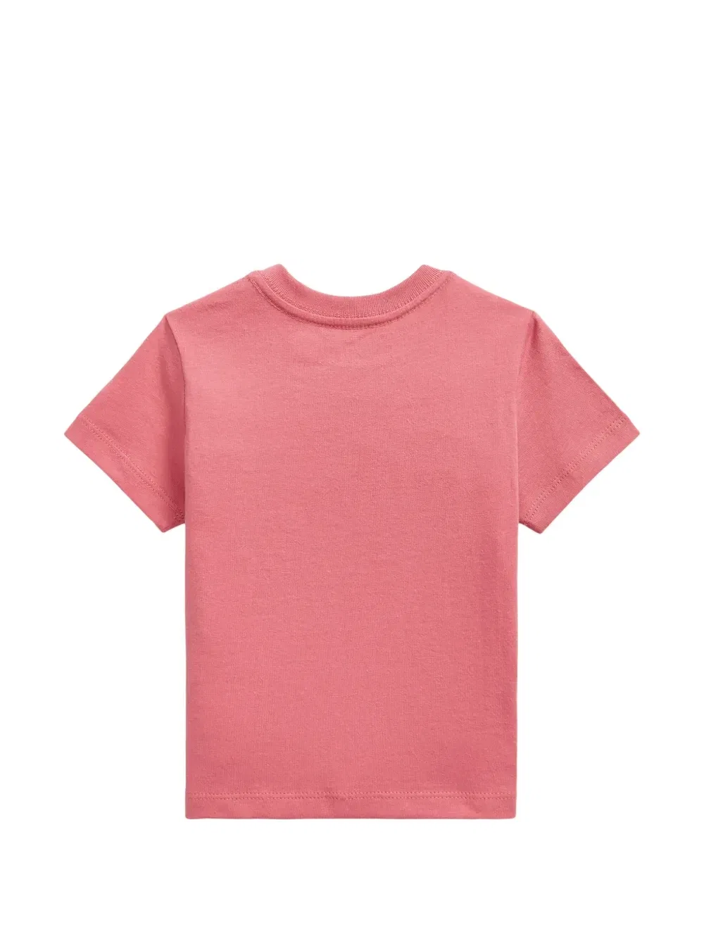 Хлопковая футболка Polo Bear Polo Ralph Lauren Kids, розовый — фото 2