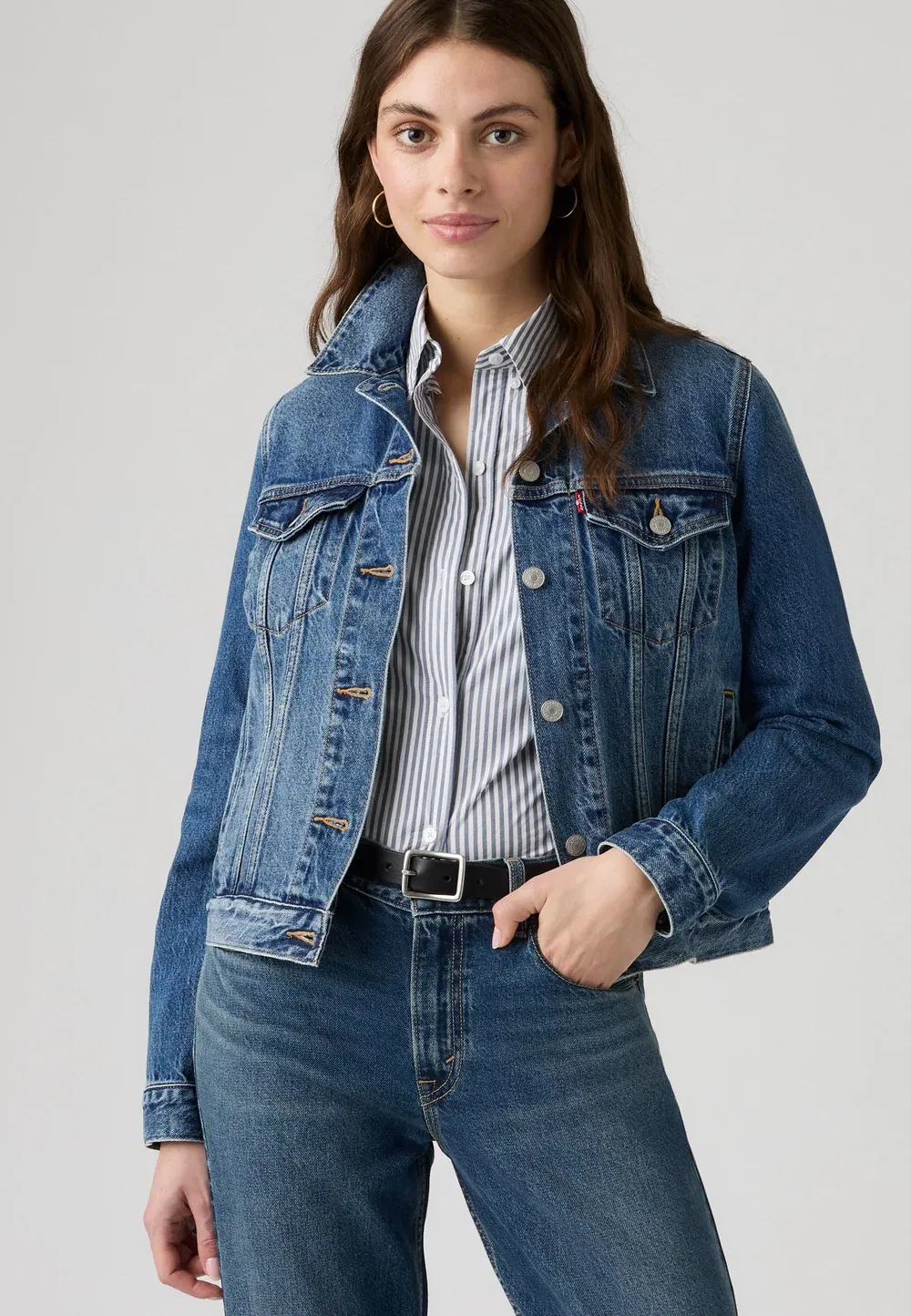 Оригинальная джинсовая куртка дальнобойщика Levi'S, Trial Case