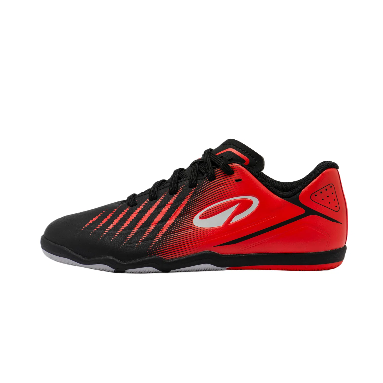Детские футбольные бутсы с низким верхом из полиуретана DECATHLON, Black/Red