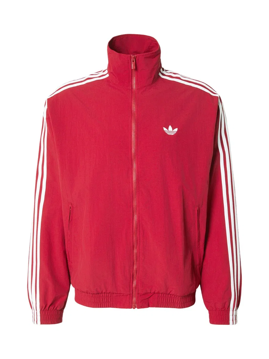 Куртка ADIDAS ORIGINALS Between-Season 'Firebird' красного цвета