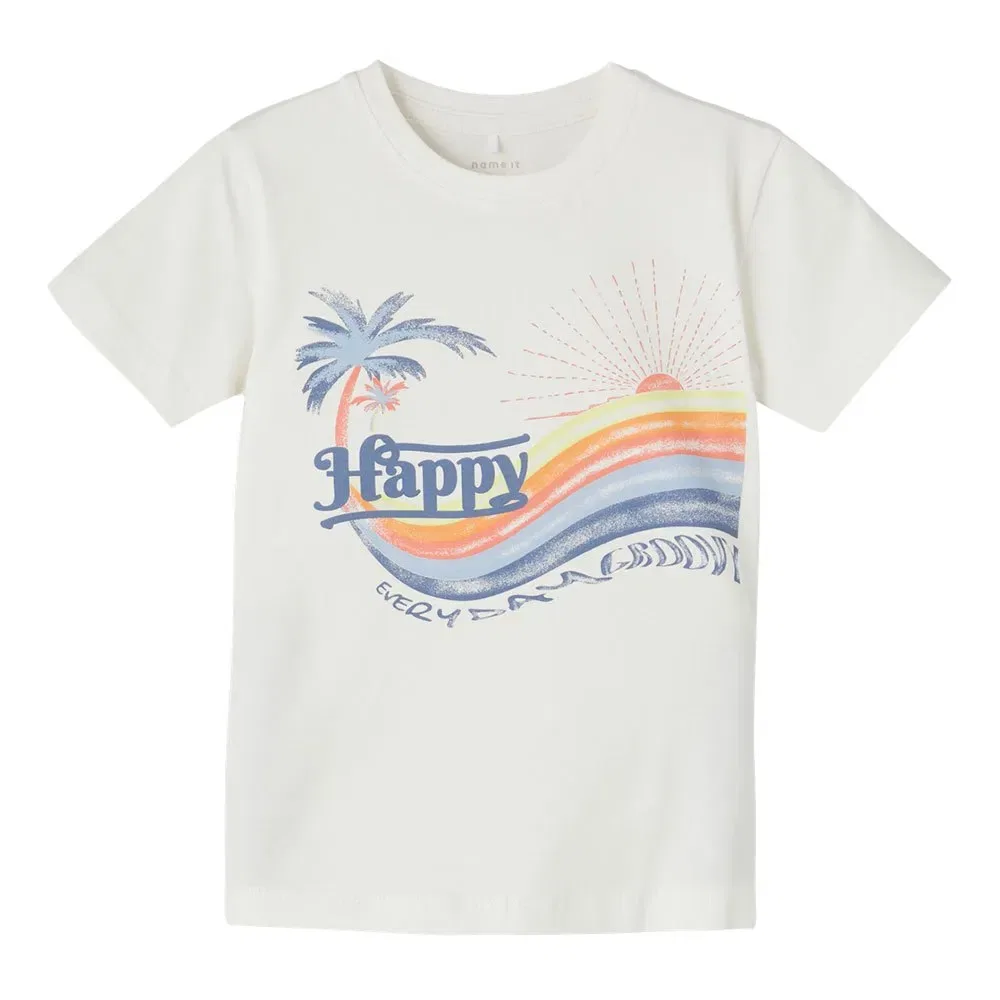 Футболка с коротким рукавом Freddi Name It, белый
