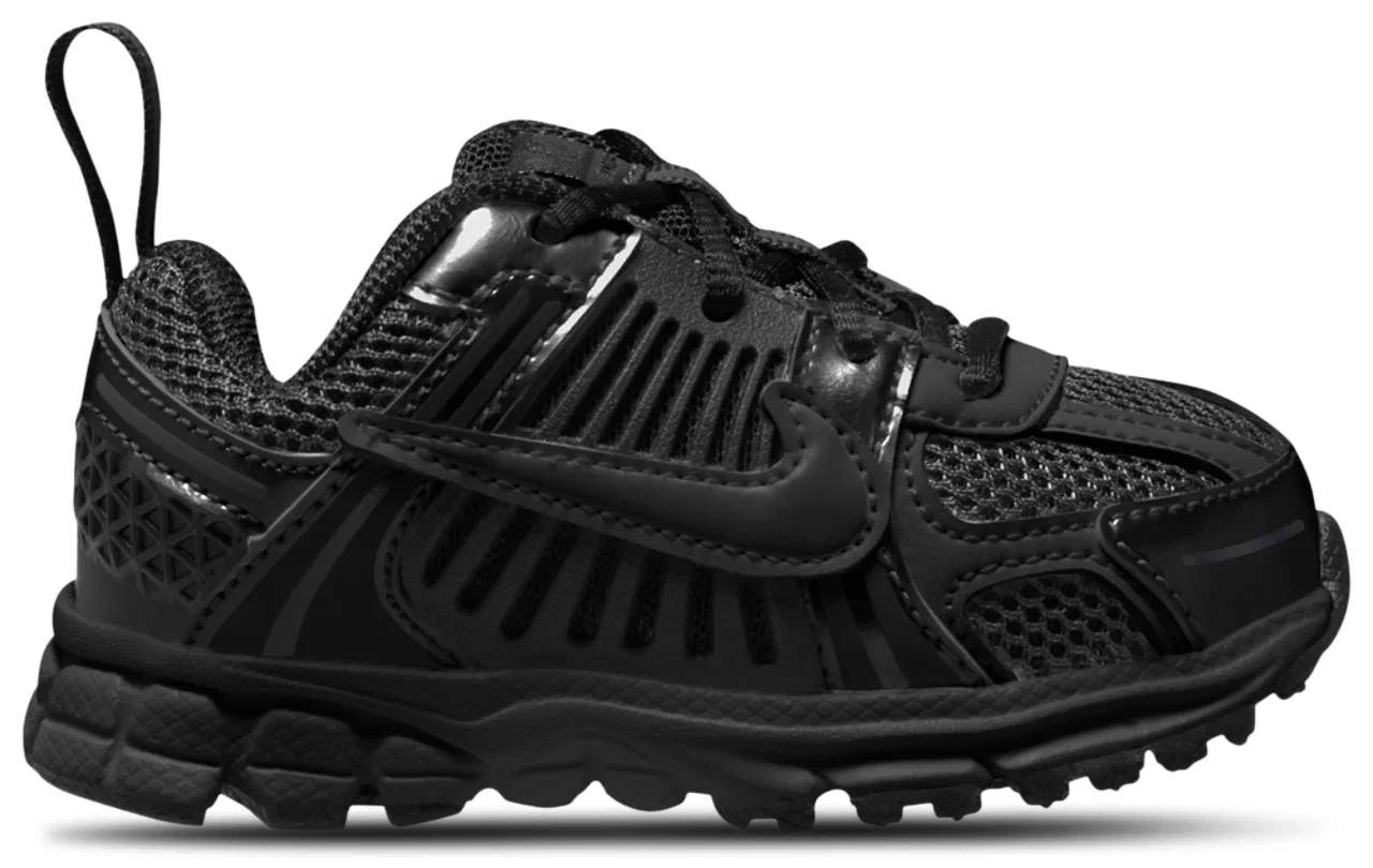 Детские кроссовки для мальчиков с эластичными шнурками Nike Vomero 5 Lace, Black/Black