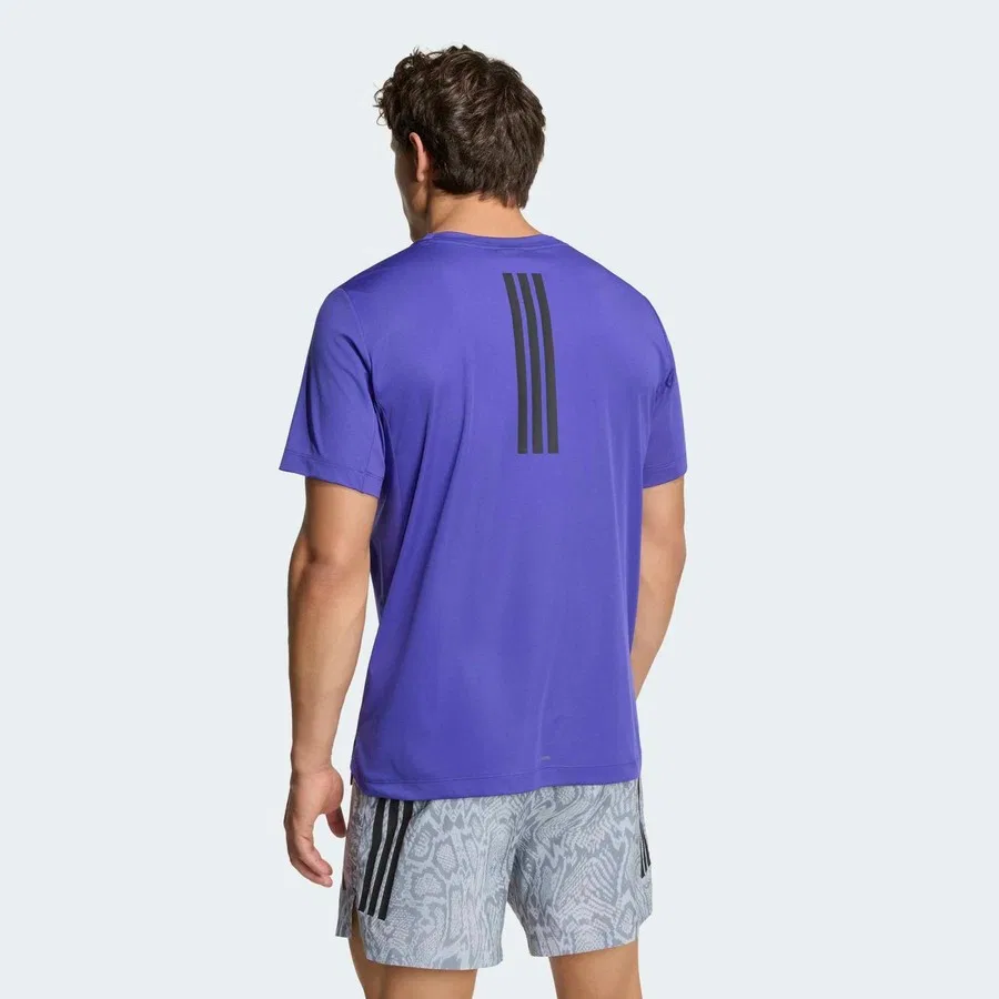 Футболка с принтом D4T Primelift adidas, Фиолетовый — фото 2