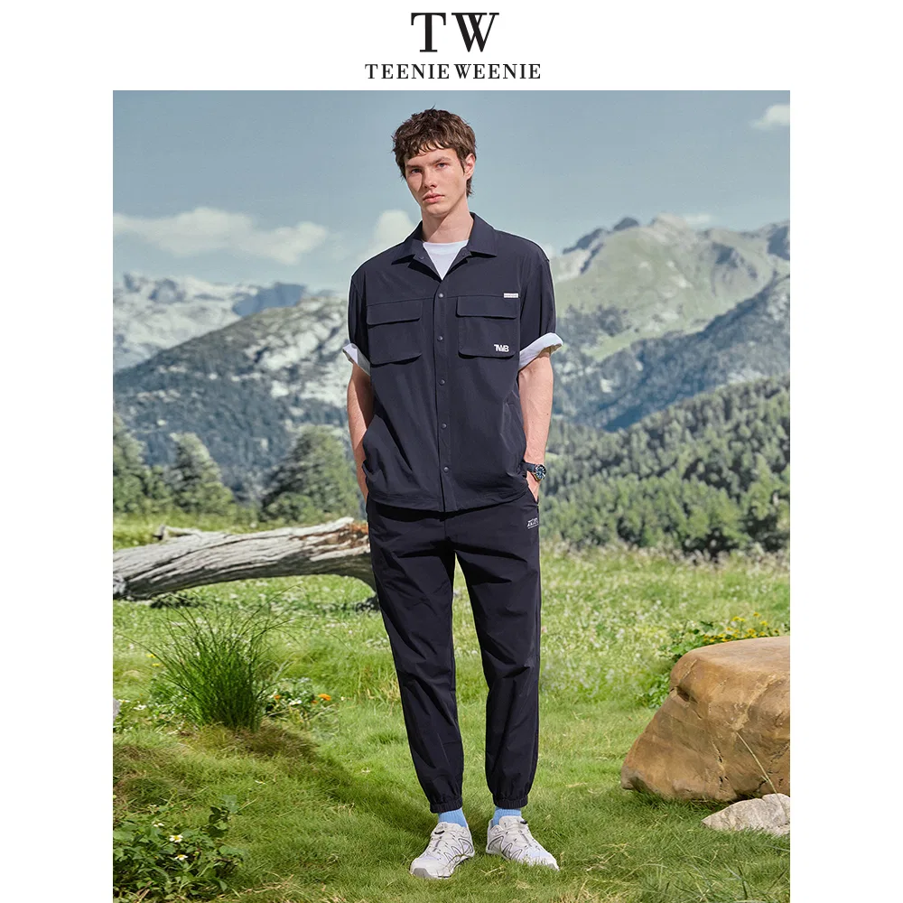 Детские повседневные брюки Teenie Weenie Men, Navy Blue — фото 4