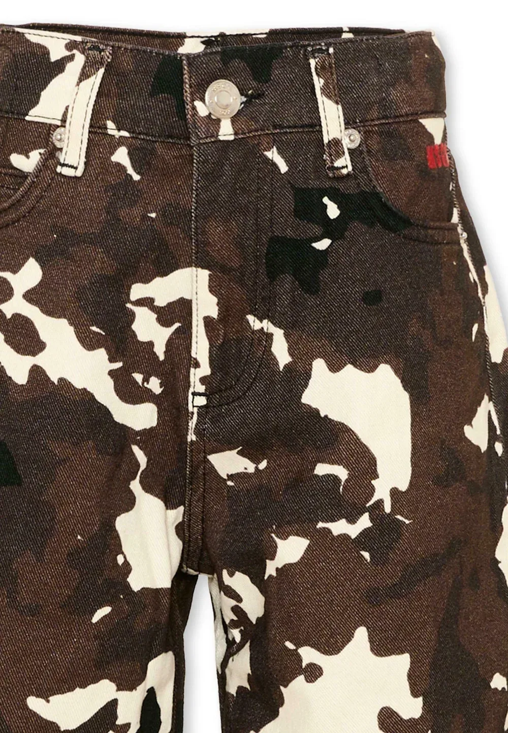 Pantaloni - джинсы свободного кроя Msgm, Multi-Coloured — фото 3