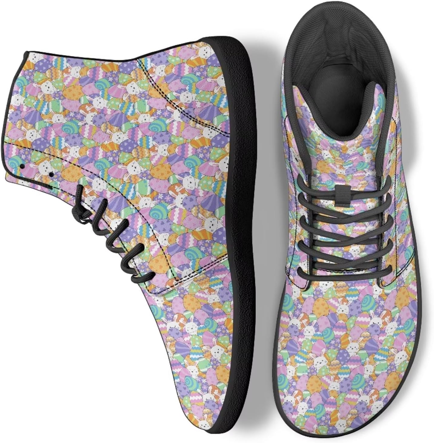 

Женские высокие кроссовки-бабочки для ходьбы из искусственной кожи, беговые кроссовки, спортивные кеды Ecaestolph, розовый