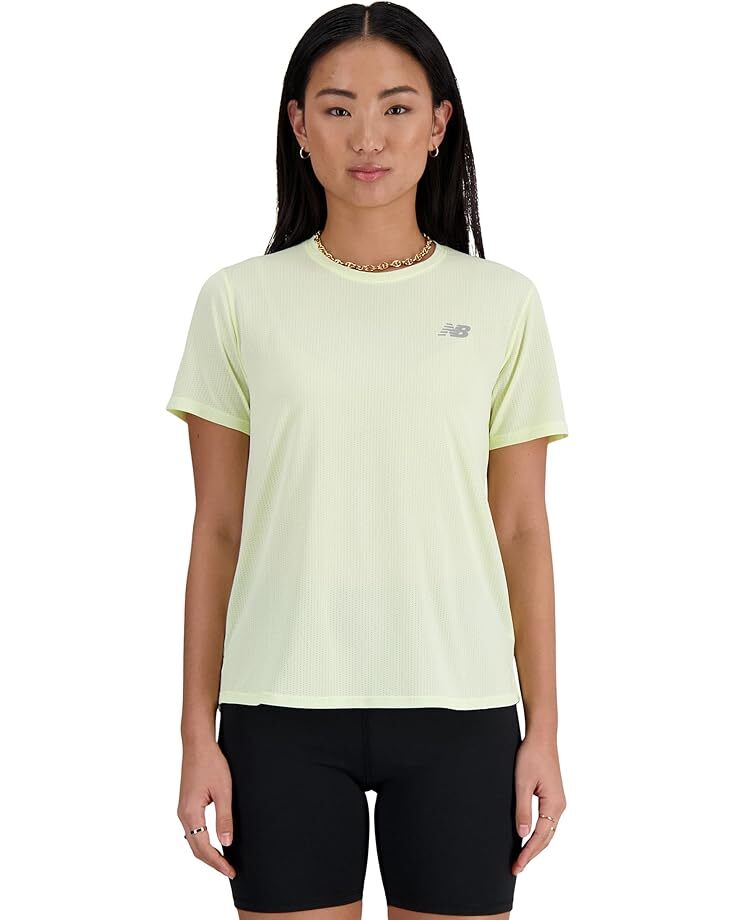 

Футболка New Balance New Balance Athletics Heather, цвет Lime Light Heather