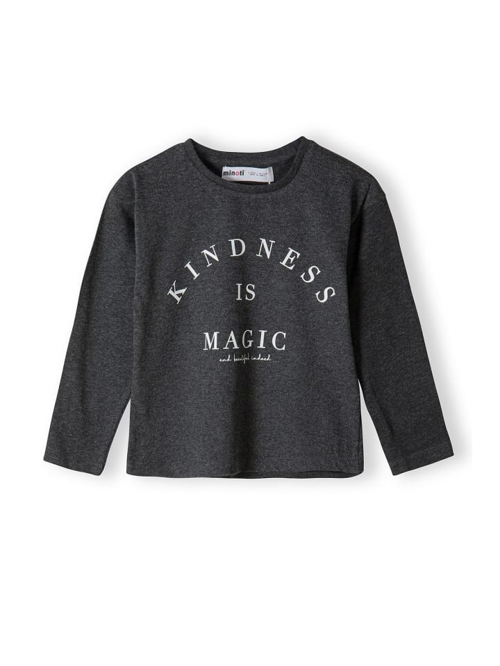 

Рубашка с длинным рукавом Minoti, темно-серый