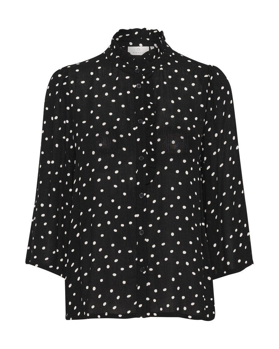 

Рубашка Kaffe Blouse Vinni, черный