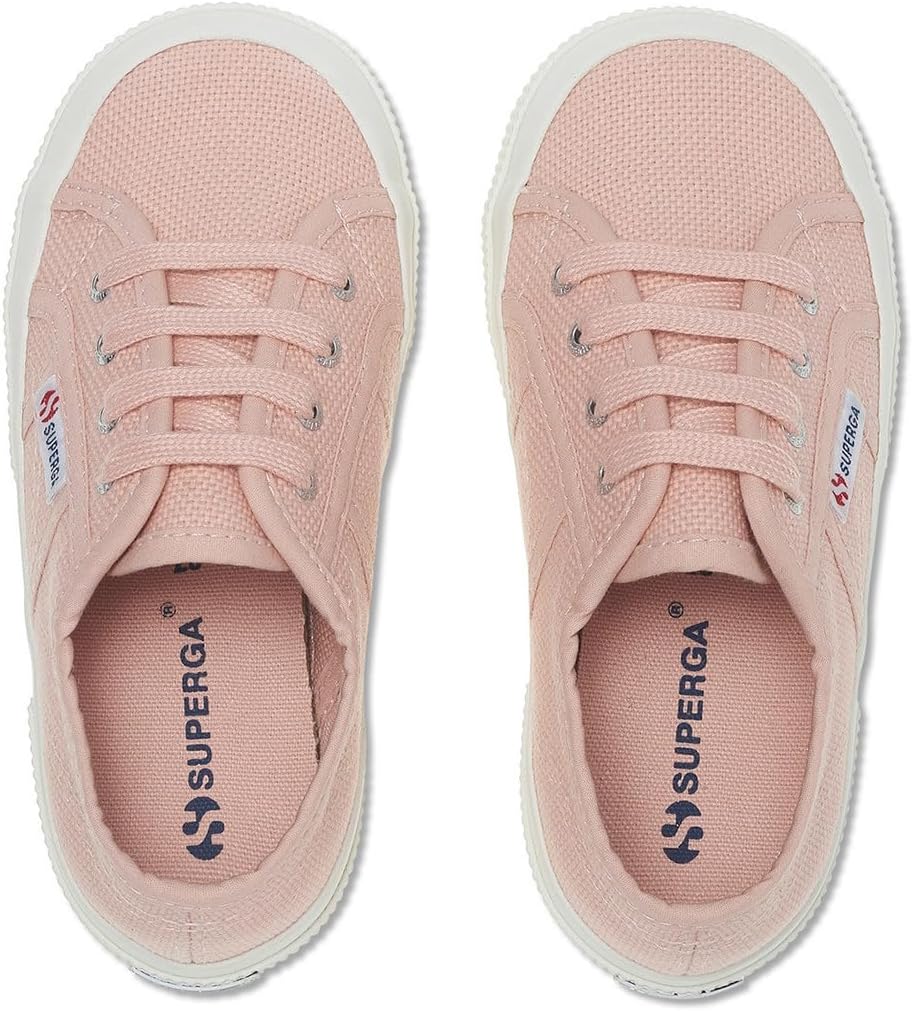 Детские кеды Superga 2750 JCOT Classic - Стильная и долговечная обувь из холста для повседневного комфорта, удобная шнуровка, серый — фото 4
