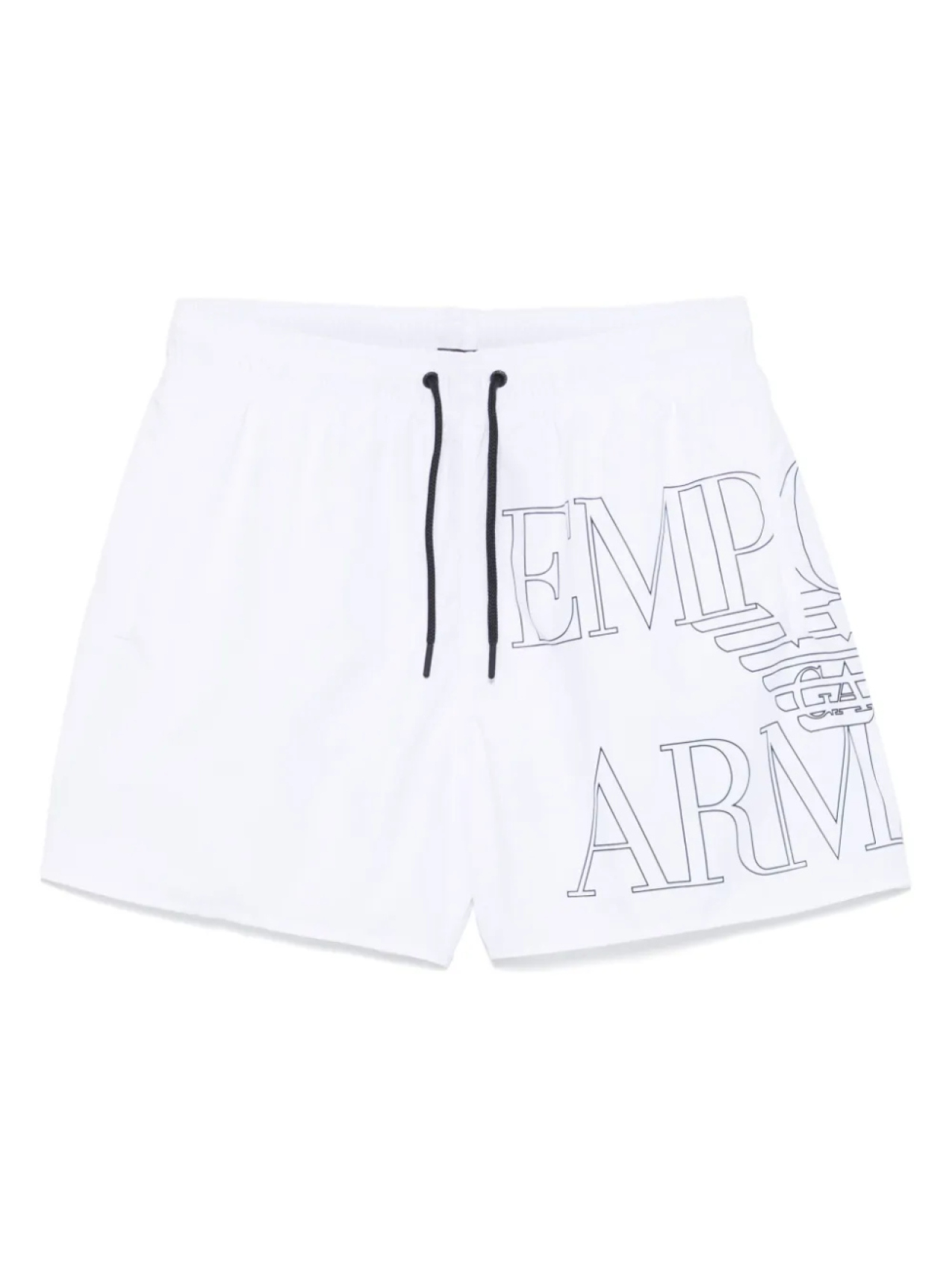 

Плавки-шорты с логотипом Emporio Armani, белый
