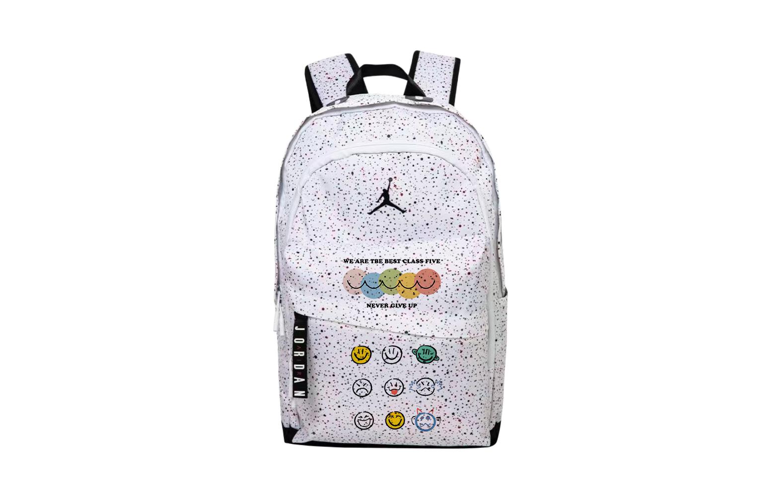 

Jordan Полиэстеровый рюкзак унисекс белый, White