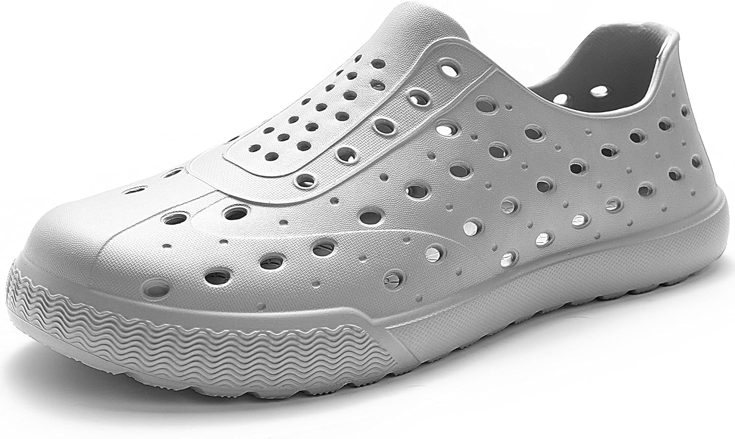 

Мужские садовые туфли для женщин, дышащие слипоны для работы в саду, быстро сохнущие, противоскользящие водные туфли, легкие сандалии для улицы и пляжа Kyushus, серый