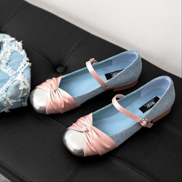 Туфли Мэри Джейн женские низкие Wonderful Couple, цвет Denim Blue — фото 3