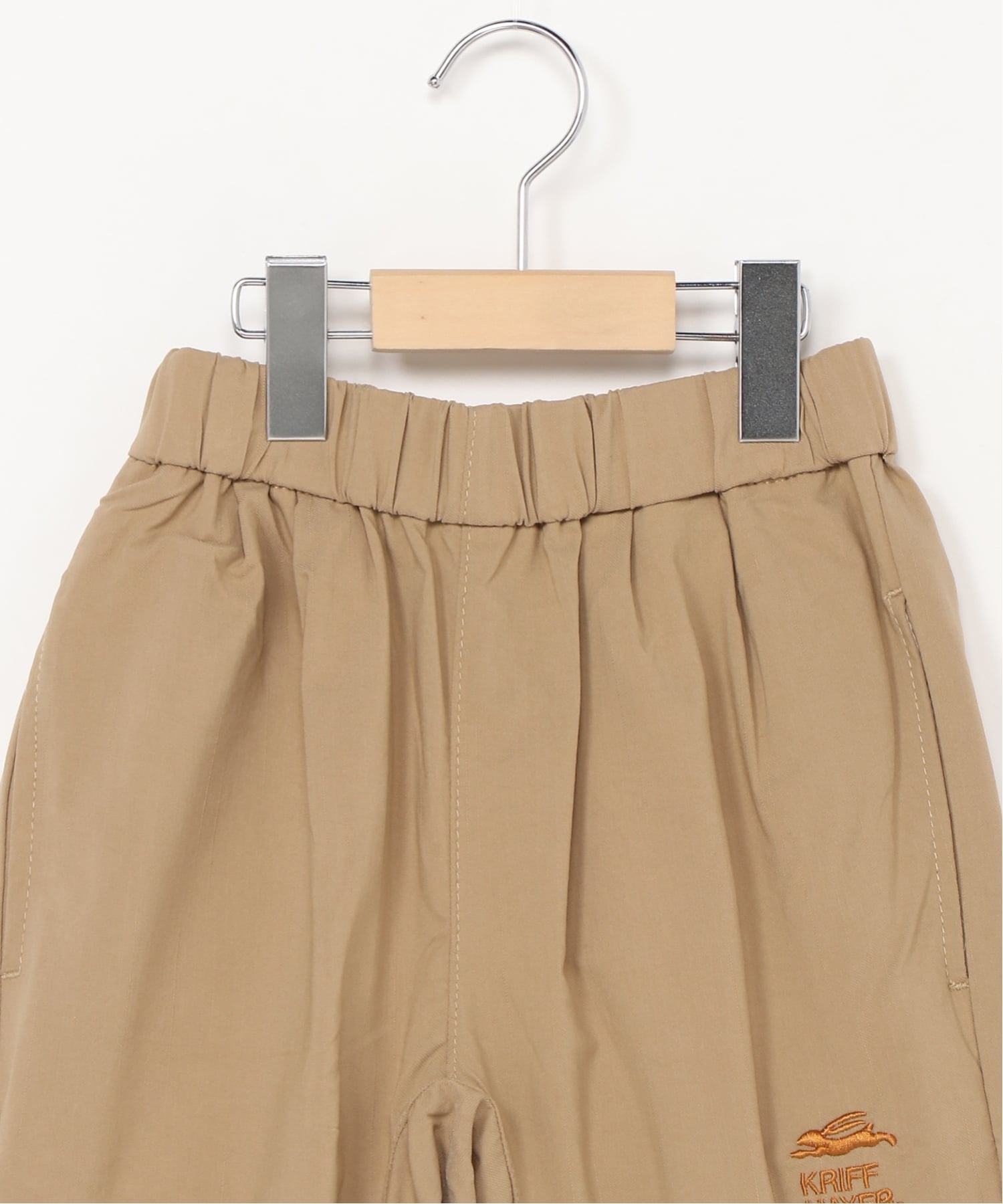 (К) Легкие эластичные брюки с ластовицей KRIFF MAYER, BEIGE — фото 4