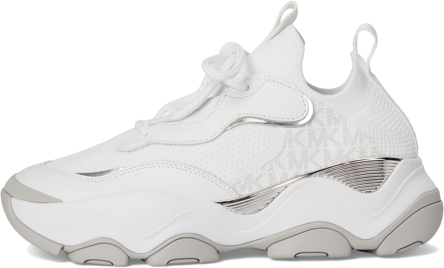 Кроссовки MICHAEL Michael Kors Atlas Knit Trainer, цвет Bright White — фото 4