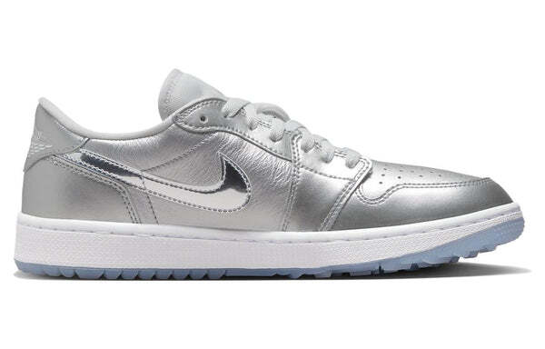 Кроссовки Air Jordan 1 Low Golf 'Giving', цвет silvermetallic silver/photon dust/white/metallic silver — фото 2