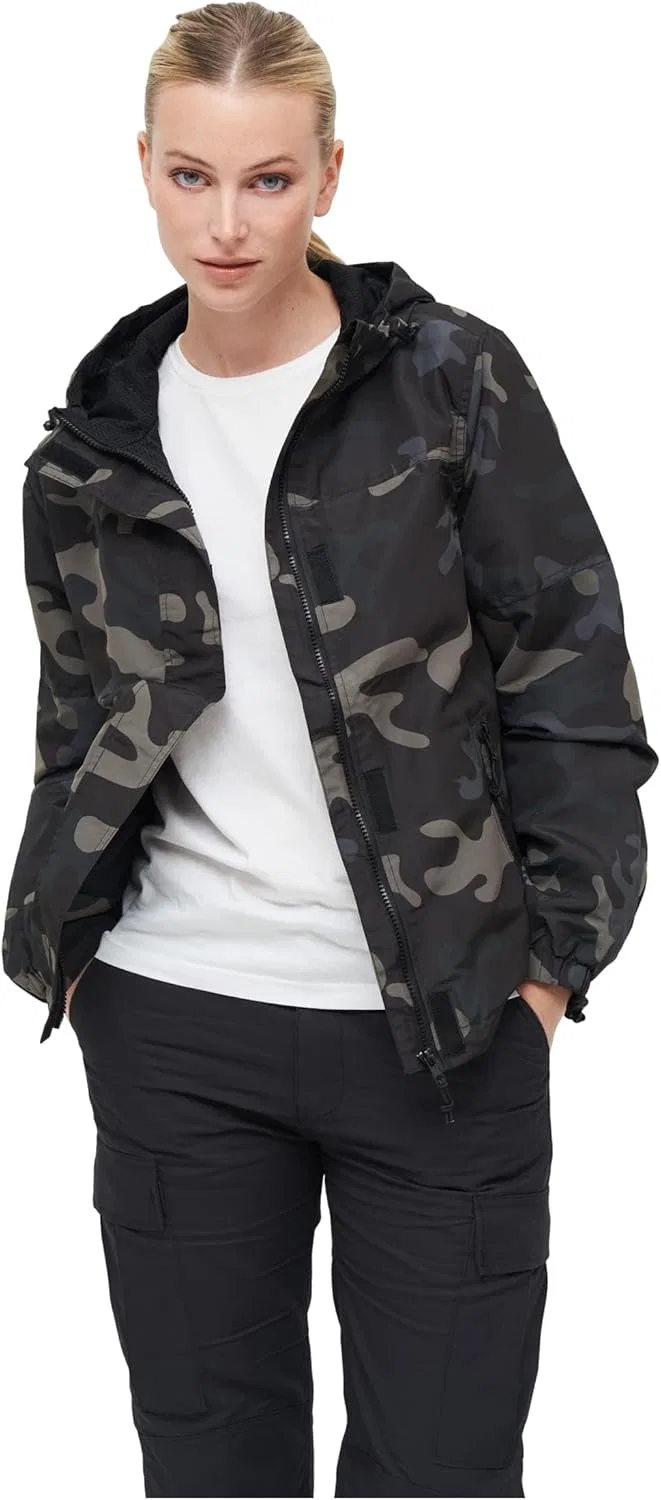 Ветровка женская Brandit Woodland Camo, Multicolored