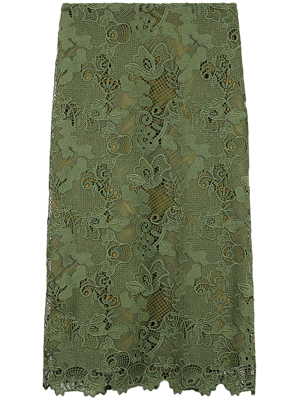 

Юбка с кружевом Ports 1961, зеленый