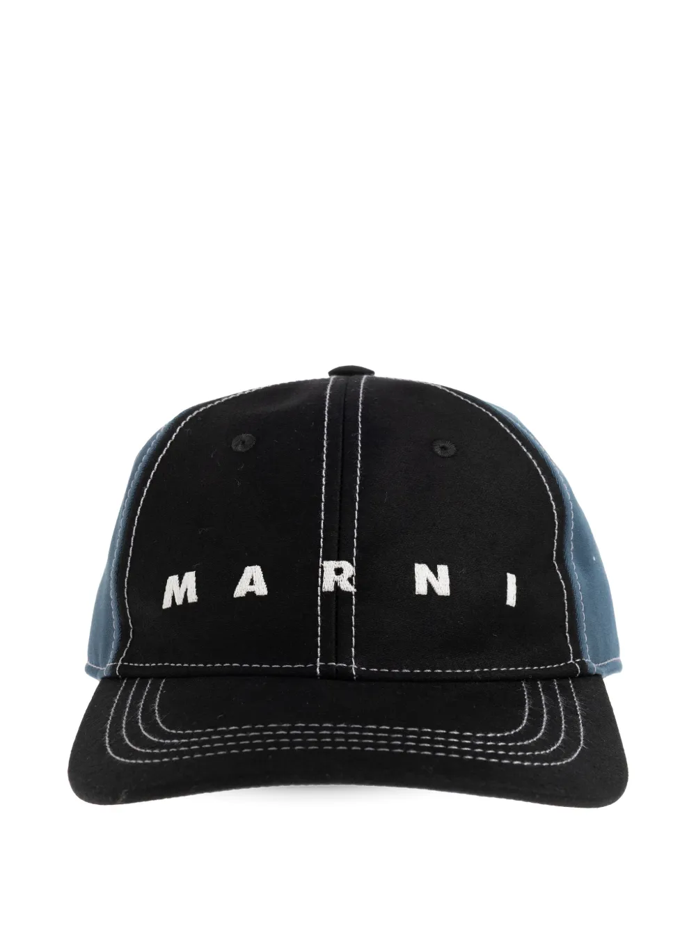 

Двухцветная бейсболка Marni, черный