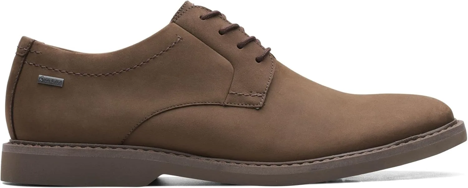 Мужские кожаные полуботинки Clarks Atticus LT Lo GTX, темно-коричневый — фото 2