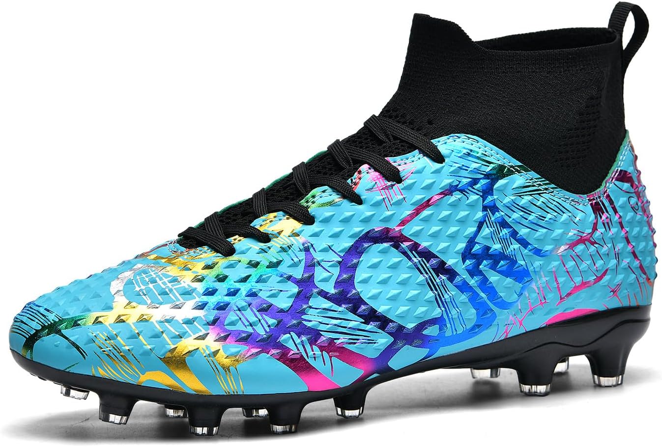 

Высокие спортивные кроссовки VAXAV Unisex с футбольными шипами, футбольные бутсы с длинными шипами, кроссовки для футбола AG, зеленый